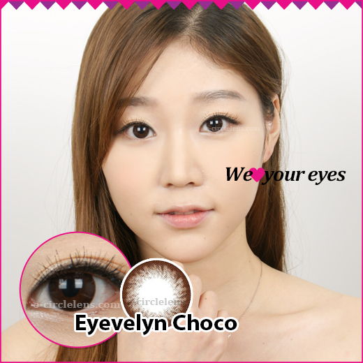 Eyevelyn Choco Contacts [Silicone Hydrogel] ★UV Block★ at e-circlelens.com 